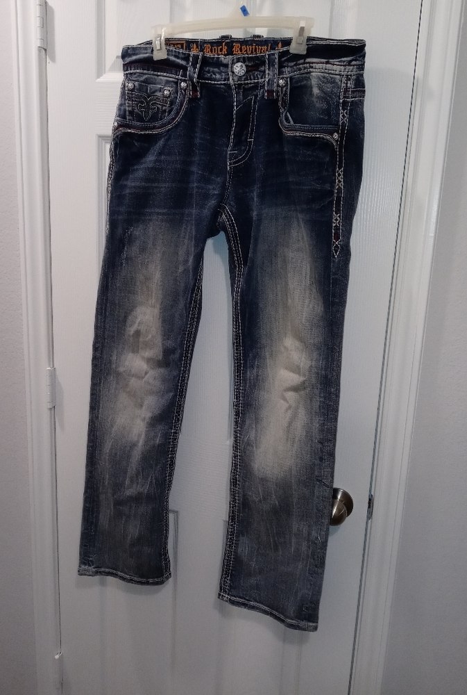 Rock Revival Mens Jeans Size 33